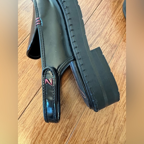 SOLD⚫️Zodiac Odette Slingback Platform Heeled Loafers Black Women’s Size 10M - Picture 6 of 12